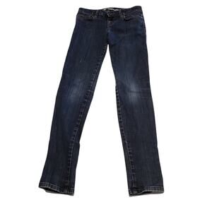 Joes Jeans Womens 25 Rolled Cuff Chelsea Low Rise Skinny Denim Blue Distressed